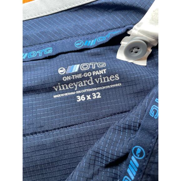NWT Vineyard Vines On-The-Go Performance Pant Men 36 X 32 Grey - Picture 9 of 9